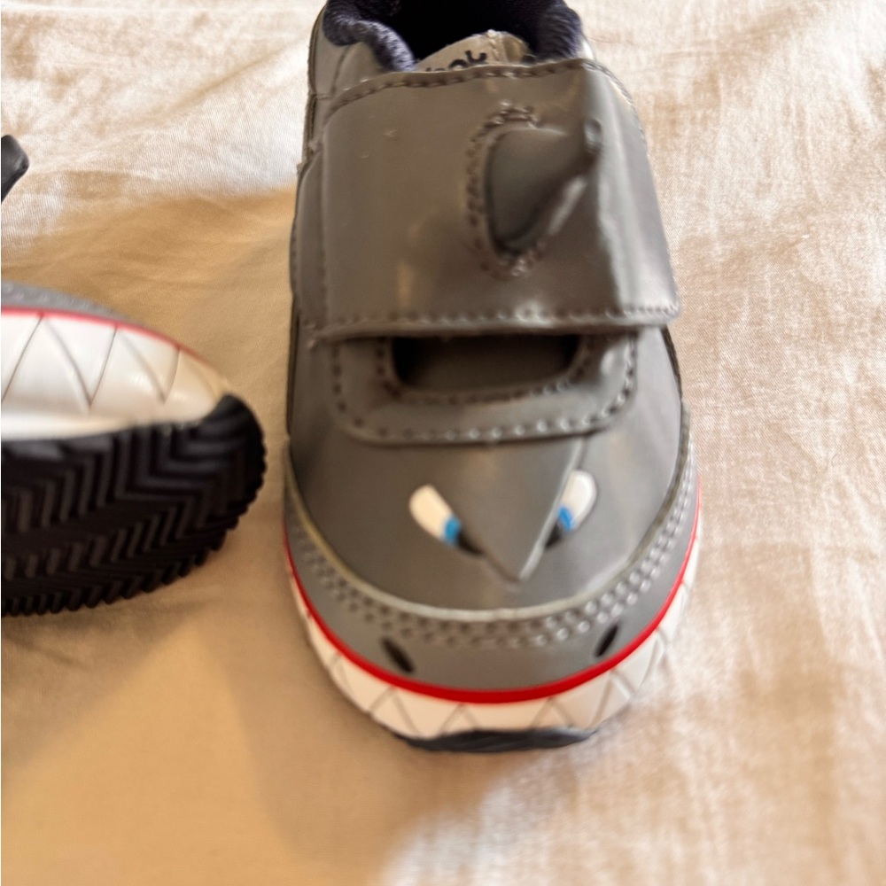 Kids Grey Shark Shoes